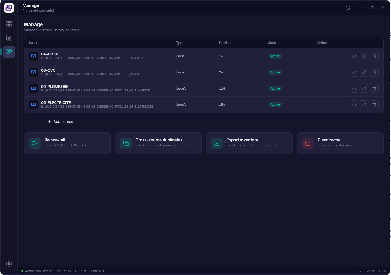Local Library · Manage