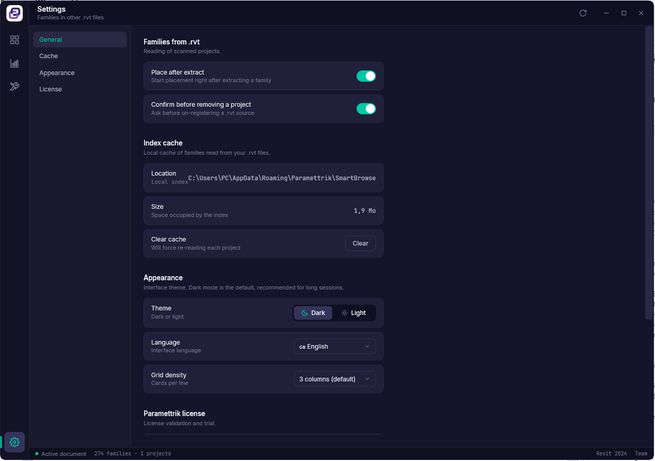 Other Files · Settings